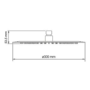 Верхний душ WasserKraft Asphe A330 розовое золото купить в интернет-магазине сантехники Sanbest