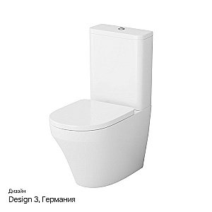 Унитаз-компакт AM.PM Inspire C508607WH белый, с бачком купить в интернет-магазине Sanbest