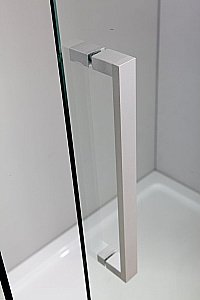 Душевой уголок Black&White Stellar Wind 2029090 90х90 стекло прозрачное/профиль хром купить в интернет-магазине Sanbest