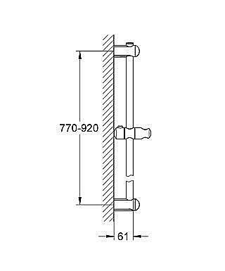 Душевая штанга Grohe Euphoria 27500 000 купить в интернет-магазине сантехники Sanbest