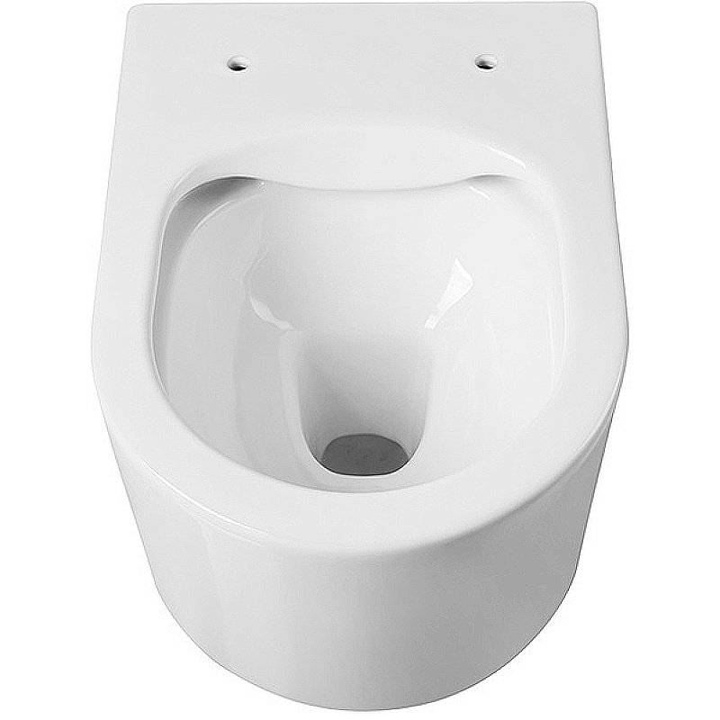 Унитаз подвесной Aquatek Мия AQ2004-00 белый, с крышкой микролифт, безободковый купить в интернет-магазине Sanbest