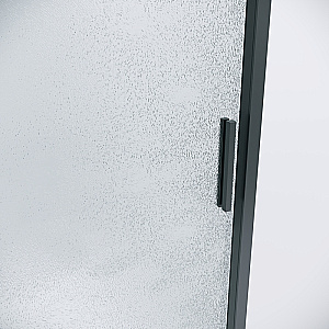 Душевая дверь Grossman Style 130 100.K33.05.130.21.02 стекло шиншилла/профиль черный матовый купить в интернет-магазине Sanbest