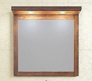 Зеркало Опадирис Мираж 78 светлый орех в ванную от интернет-магазине сантехники Sanbest