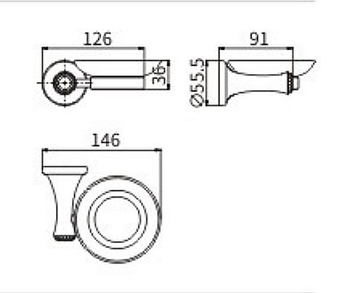Мыльница CeramaLux Valencia 88504G золото купить в интернет-магазине сантехники Sanbest
