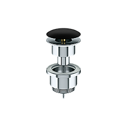 Донный клапан Ceramica Nova 70003MBnc черный матовый купить в интернет-магазине сантехники Sanbest