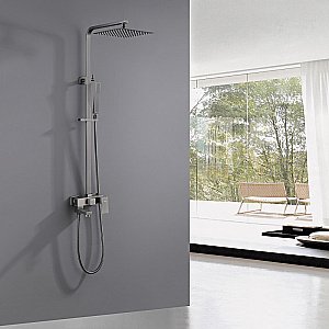 Душевая система ABBER Daheim AF8216NGL никель купить в интернет-магазине сантехники Sanbest