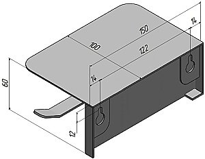 Держатель туалетной бумаги Aquanet Магнум 336612 белый матовый купить в интернет-магазине сантехники Sanbest