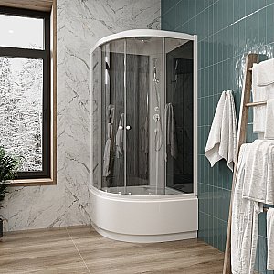 Душевая кабина Parly Эконом EC921 Classic, тонированное закалённое стекло, 90×90×215 см купить в интернет-магазине Sanbest