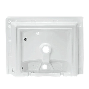 Раковина Sanita luxe Quadro 60 QDR60SLWB01 белая купить в интернет-магазине Sanbest