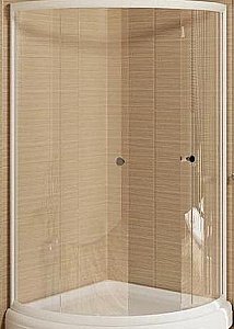 Душевой уголок Радомир Найт 100x100 стекло прозрачное/профиль белый купить в интернет-магазине Sanbest