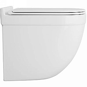 Унитаз подвесной OWL Eld Cirkel-H TOWLT190101 безободковый, с крышкой микролифт купить в интернет-магазине Sanbest