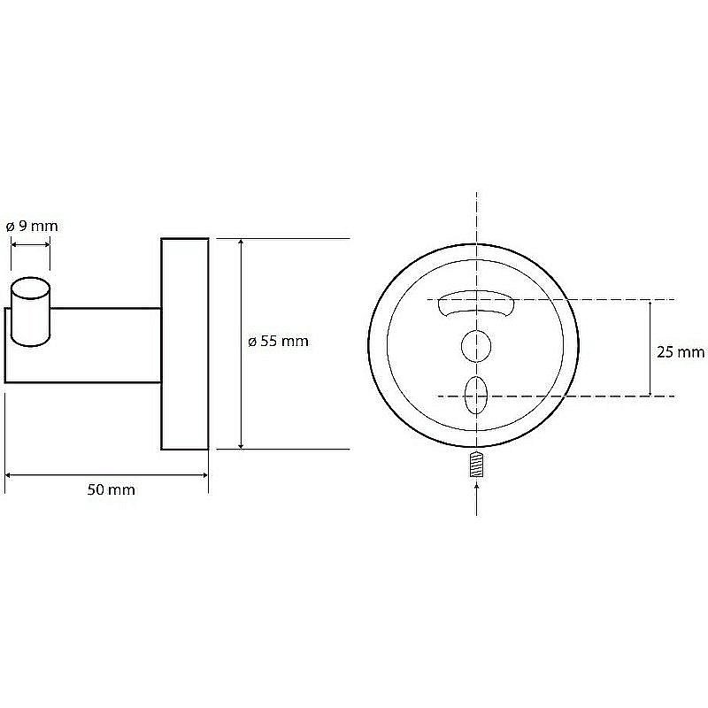 Крючок Bemeta Coral 158106032 медное золото купить в интернет-магазине сантехники Sanbest