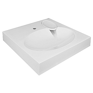 Раковина Azario Elegance NEW 60 CS00086606 белая купить в интернет-магазине Sanbest