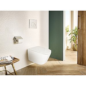 Унитаз подвесной Loranto Delphi 4551+91343 с инсталляцией, безободковый, смыв торнадо,с сиденьем микролифт, белый купить в интернет-магазине Sanbest