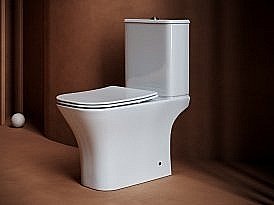 Унитаз Ceramica Nova Alfa Rimless CN9002 безободковый, с крышкой микролифт, с бачком купить в интернет-магазине Sanbest