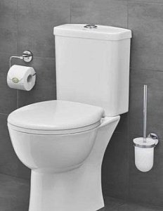 Унитаз Grohe Bau Ceramic 39349 437 боковая подводка купить в интернет-магазине Sanbest