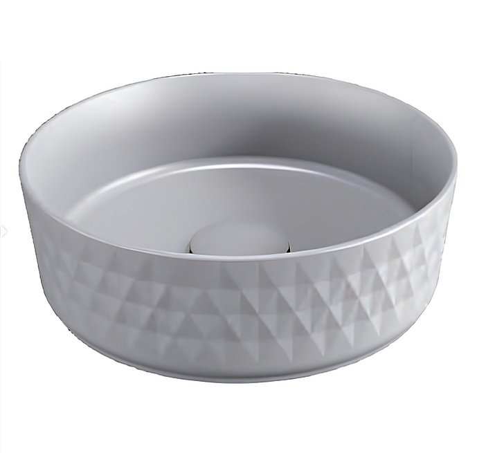 Раковина ISVEA Davanti 36 10NF67036-2V серый бетон матовый купить в интернет-магазине Sanbest