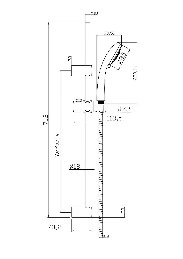 Набор смесителей FLAVIS с душевым гарнитуром VIBE 64508 купить в интернет-магазине сантехники Sanbest