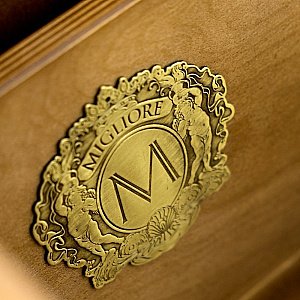 Тумба с раковиной Migliore Virginia 139 светлый орех для ванной в интернет-магазине Sanbest