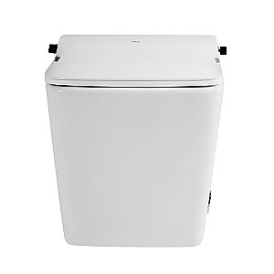 Унитаз подвесной с биде и инсталляцией Abber Bequem AC1215S-AC0101P2 белый, с крышкой микролифт купить в интернет-магазине Sanbest