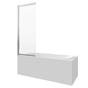 Шторка для ванны Berges RIVER S Slider 980 065014 стекло прозрачное купить в интернет-магазине Sanbest