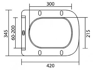 Унитаз подвесной BelBagno DUE BB3103CHR/SC безободковый, с крышкой микролифт купить в интернет-магазине Sanbest