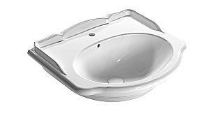 Раковина на пьедестале Globo Paestum 62 белая купить в интернет-магазине Sanbest