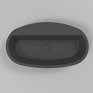 Раковина накладная WhiteCross Obsidian 65 0736.065037.201 черная матовая купить в интернет-магазине Sanbest