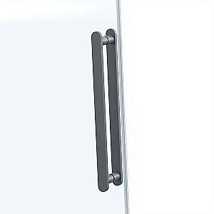 Душевой уголок Vincea Como Soft VSR-1CS1011CLGM 110x100 стекло прозрачное/профиль вороненая сталь купить в интернет-магазине Sanbest