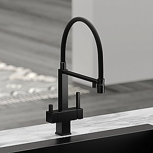 Смеситель для кухни Sancos Moro SC4006MB черный матовый купить в интернет-магазине сантехники Sanbest