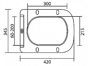 Унитаз подвесной BelBagno DUE BB3103CHR/SC безободковый, с крышкой микролифт купить в интернет-магазине Sanbest