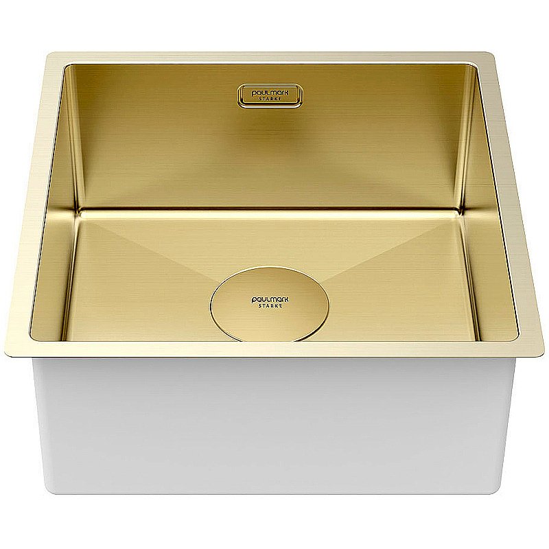 Кухонная мойка Paulmark Next 44 PM214444-LG светлое золото купить в интернет-магазине сантехники Sanbest