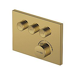 Смеситель для душа WasserKraft Sauer 7158 Thermo глянцевое золото купить в интернет-магазине сантехники Sanbest