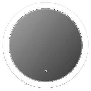 Зеркало Loranto РИО CS00098011 77х77 сенсорный выключатель с функцией диммера в ванную от интернет-магазине сантехники Sanbest