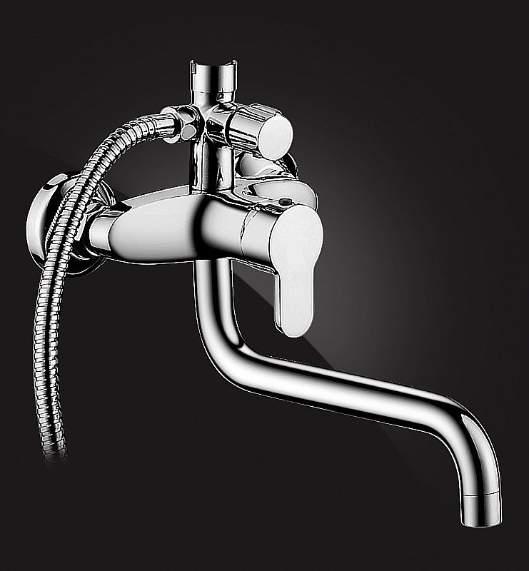 Душевая система Elghansa 2308883-2L (Set-17) хром купить в интернет-магазине сантехники Sanbest