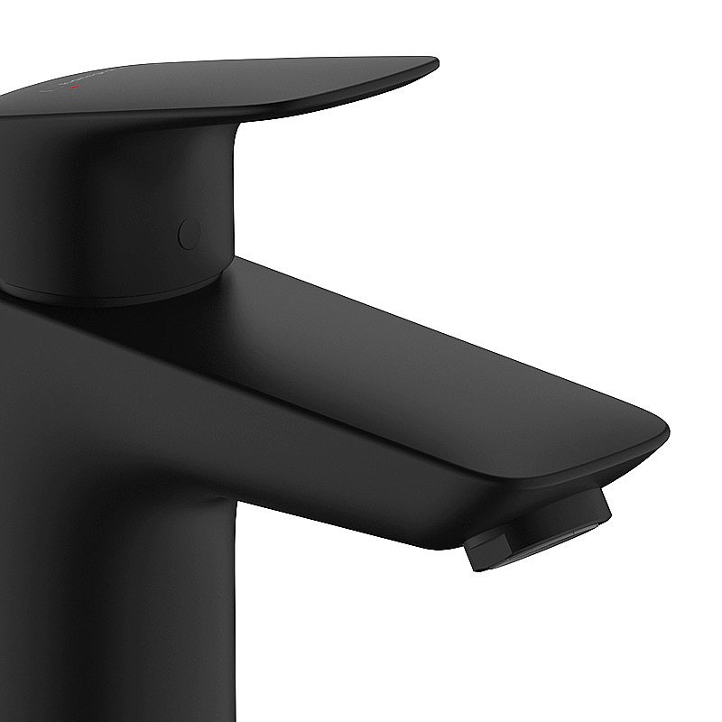 Смеситель для раковины Hansgrohe Logis 71107670 черный матовый купить в интернет-магазине сантехники Sanbest
