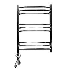 Полотенцесушитель электрический Domoterm Лаура П9 500x700 EL хром левый купить в интернет-магазине сантехники Sanbest