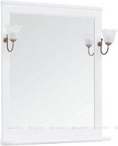 Зеркало Aquanet Валенса 85 белый в ванную от интернет-магазине сантехники Sanbest
