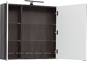 Зеркальный шкаф Aquanet Остин 85 тдуб кантербери купить в интернет-магазине сантехники Sanbest