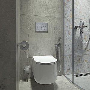 Кнопка для инсталляции IDDIS Unifix 004 UNI04CHi77 купить в интернет-магазине сантехники Sanbest