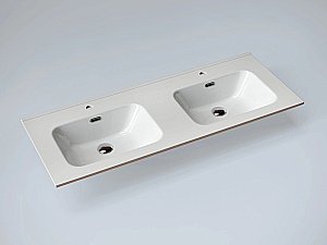 Раковина Gid Integrado 121,5 90120S 71161 белая купить в интернет-магазине Sanbest