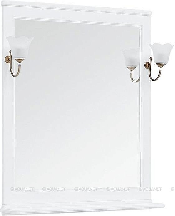 Зеркало Aquanet Валенса 85 белый в ванную от интернет-магазине сантехники Sanbest