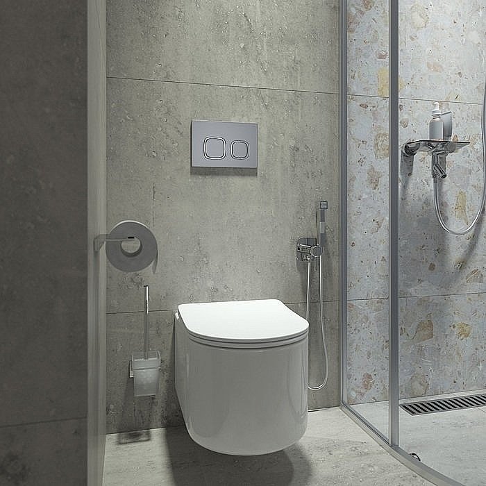 Кнопка для инсталляции IDDIS Unifix 004 UNI04CHi77 купить в интернет-магазине сантехники Sanbest