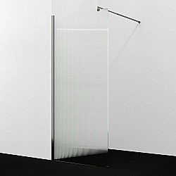 Душевое ограждение WasserKRAFT Rur 30W39GR-FL 90 профиль графит/стекло рифленое купить в интернет-магазине Sanbest