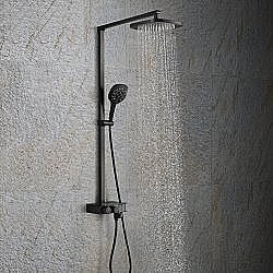 Душевая система Black&White UNIVERSE U7855В черная матовая купить в интернет-магазине сантехники Sanbest