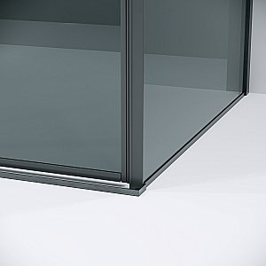 Душевой уголок Grossman Galaxy 120.K33.01.1480.42.10 140x80 профиль графит сатин/стекло тонированное купить в интернет-магазине Sanbest
