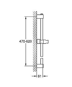 Душевая штанга Grohe Tempesta 27523001 хром купить в интернет-магазине сантехники Sanbest