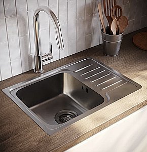 Кухонная мойка Iddis Sound SND60SDi77 60 сатин купить в интернет-магазине сантехники Sanbest