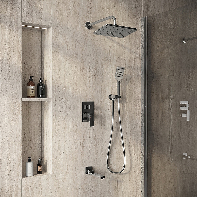 Душевая система Grossman Classic 501.K35.04.100 хром купить в интернет-магазине сантехники Sanbest