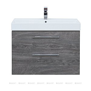 Тумба с раковиной Aquanet Nova 249921 85 дуб рошелье для ванной в интернет-магазине Sanbest